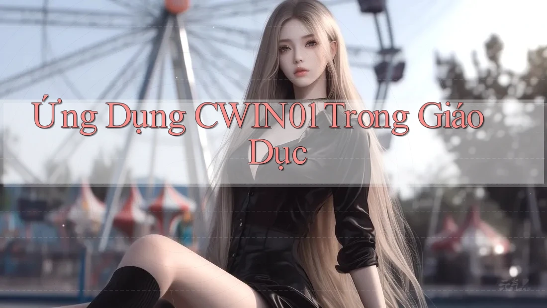Ứng Dụng CWIN01 Trong Giáo Dục Ứng Dụng CWIN01 Trong Giáo Dục